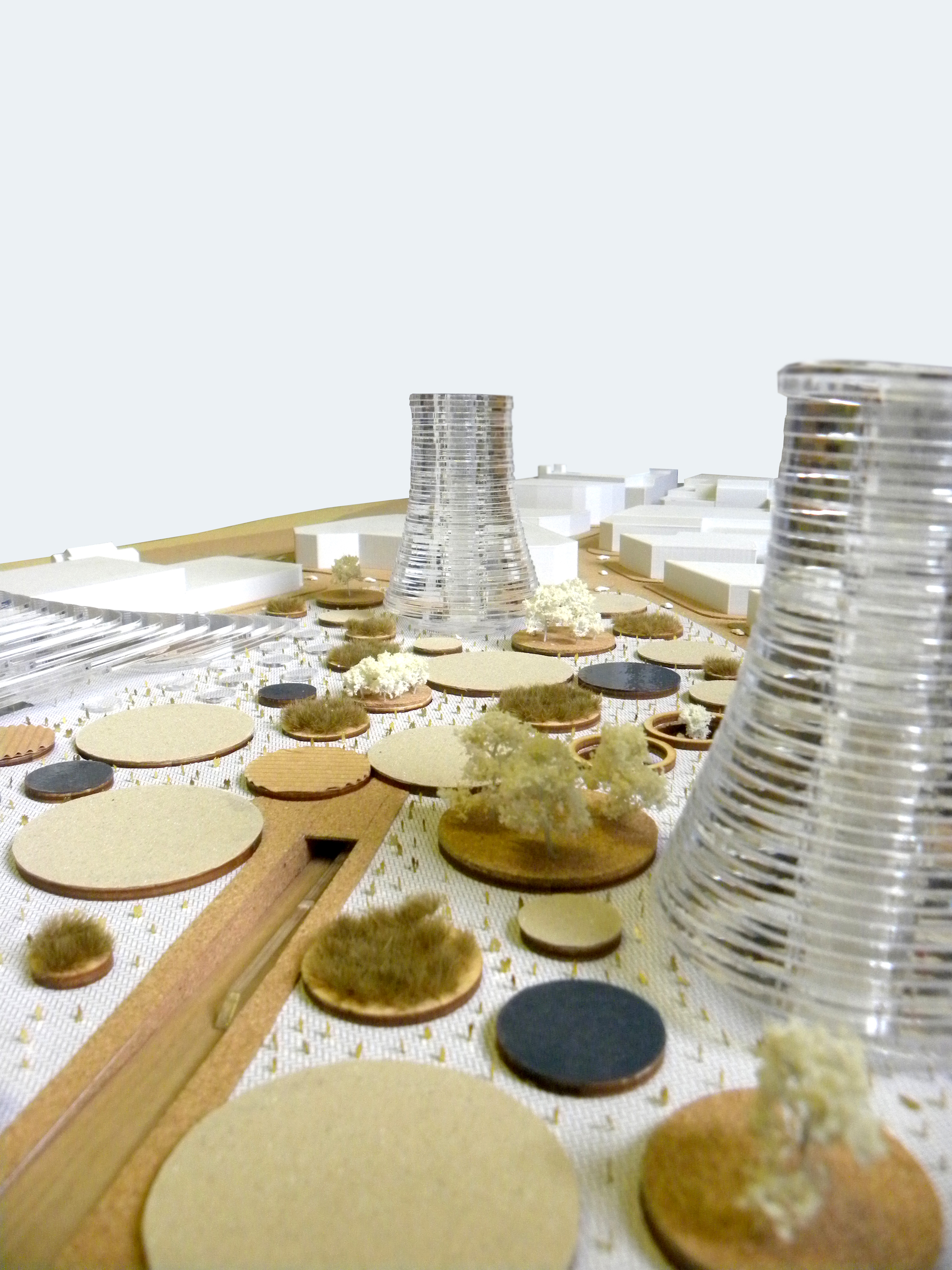 Scale model of blackpool town centre. Alt text